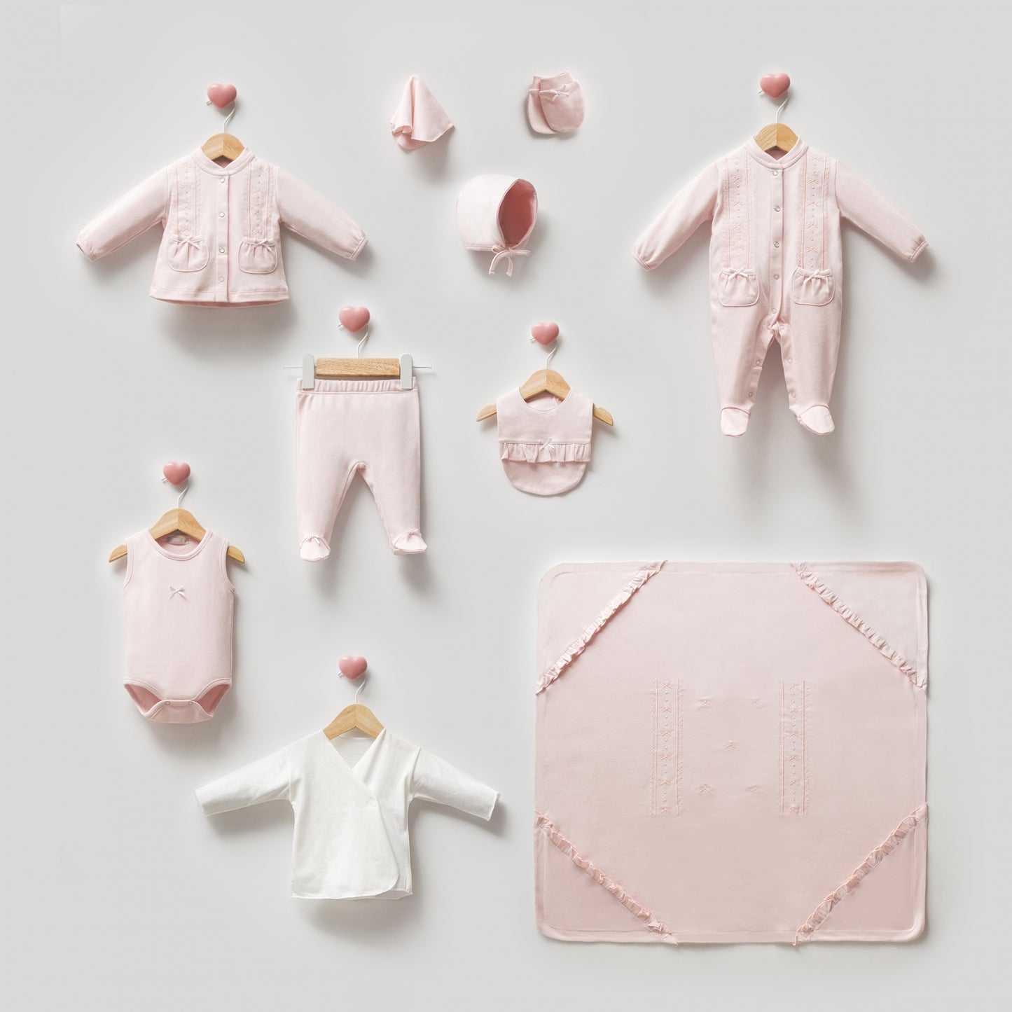 Bow Newborn Set - Pink