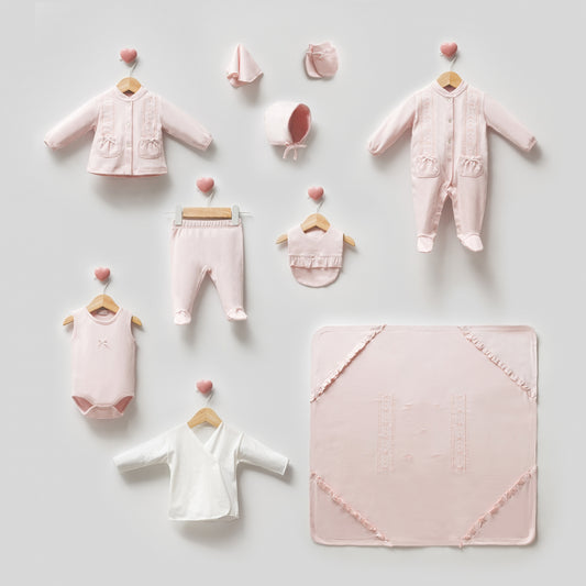 Bow Newborn Set - Pink