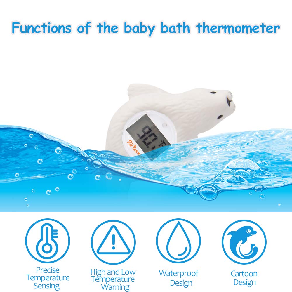 Seal Bath Tub Thermometer