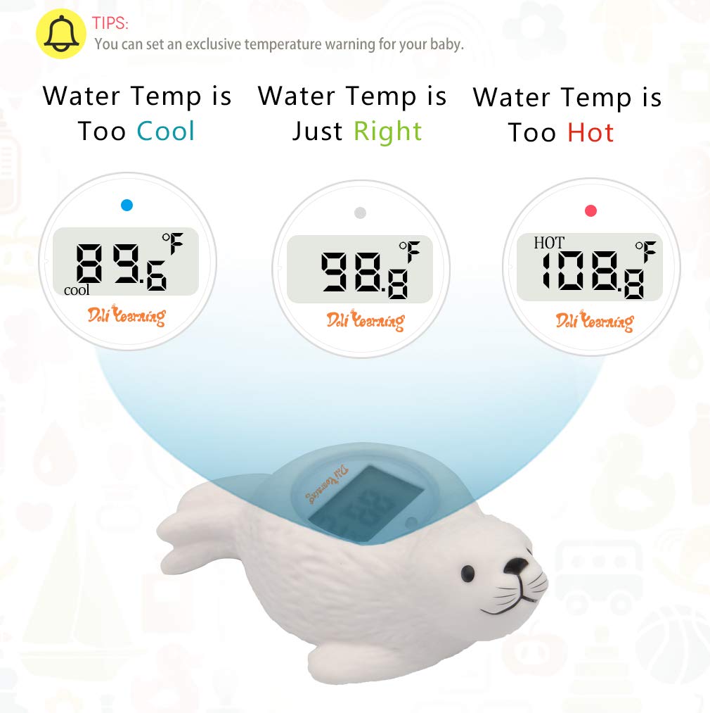 Seal Bath Tub Thermometer