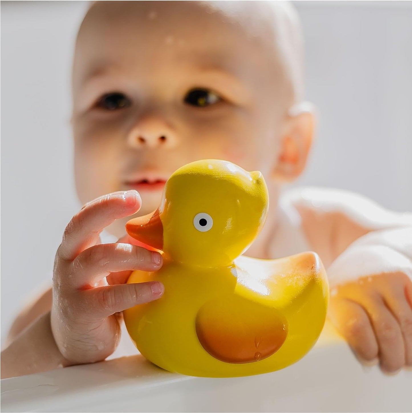 Caaocho Pure Natural Rubber Bath Toy - Rubber Ducky