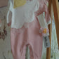 Tulle Onsie & Headband - Pink