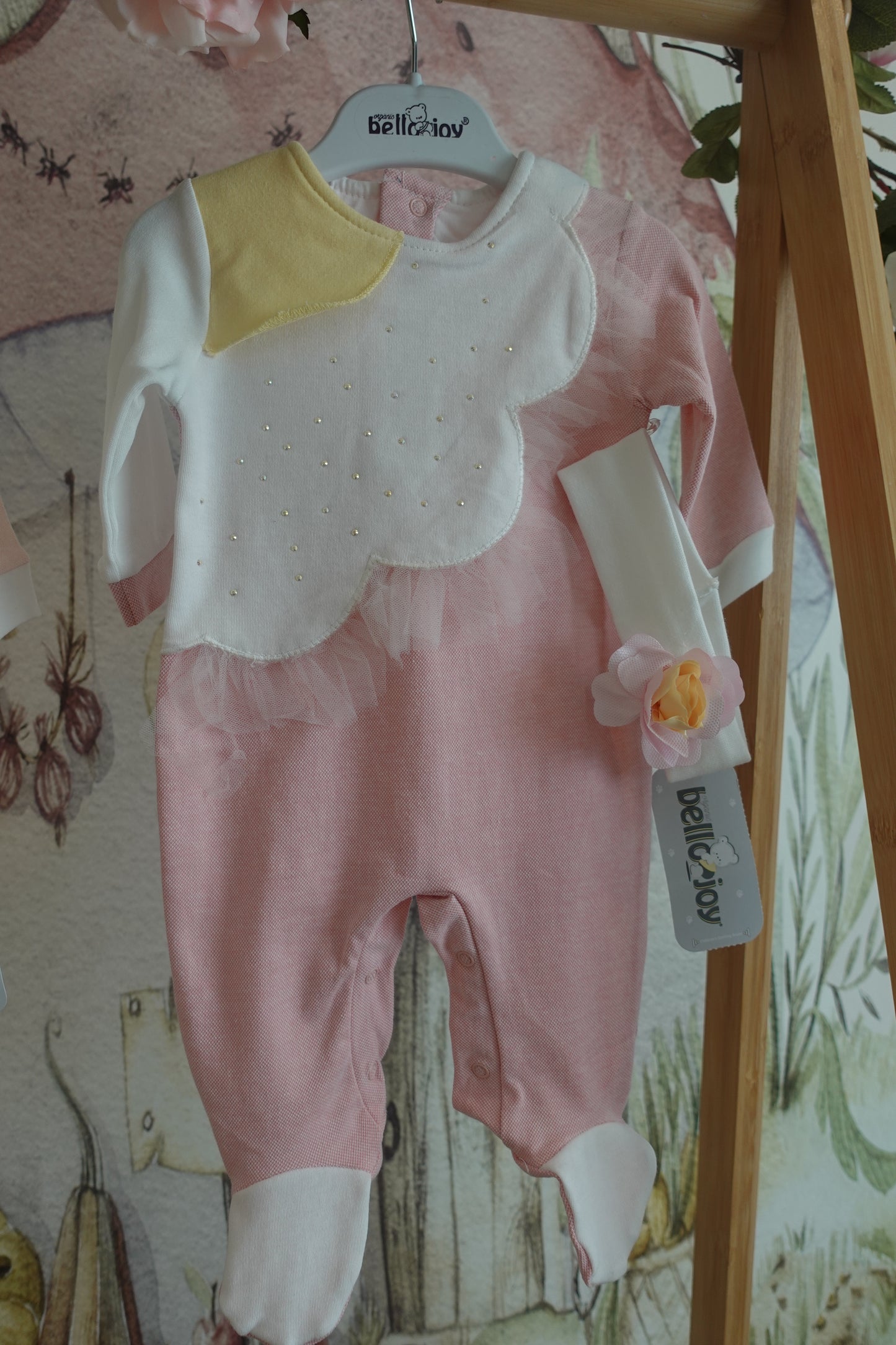 Tulle Onsie & Headband - Pink