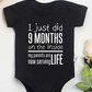 I did 9 months onsie