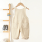 Heart-Embroidered Overalls