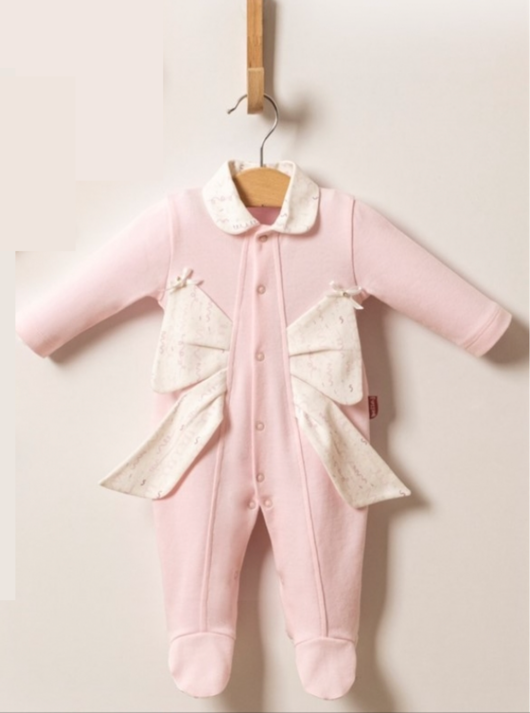 Bow Onsie - Pink