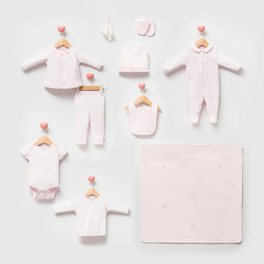 Ribbon Newborn Set - Pink