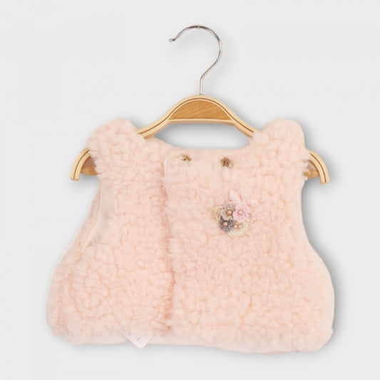 Plush Vest - Pink